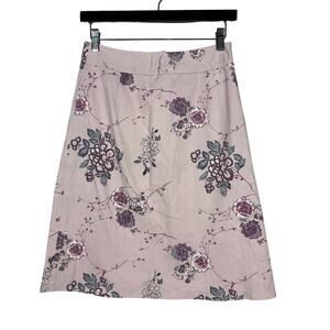 Vintage BCBGMAXAZRIA Floral Peasant Skirt A Line Feminine Retro Fairy - 4